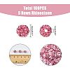 HOBBIESAY 100Pcs Polymer Clay Rhinestone Beads RB-HY0001-01-2