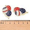 Independence Day Alloy Enamel Pendants ENAM-G229-04G-01-3