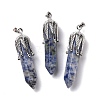 Natural & Synthetic Gemstone Big Pendants G-E059-03AS-2