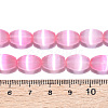 Dyed Natural Selenite Beads Strands G-T138-233H-4