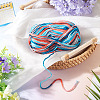 Light Gradient Segment Dyed Polyester Yarn DIY-TADJ0002-005E-6