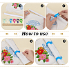 48Pcs 6 Colors Plastic Windproof Clips FIND-FG0005-38-3