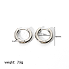 Simple and Elegant Stainless Steel Ring Hoop Earrings for Fashionistas YS1475-3-1