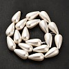 Electroplate Shell Pearl Beads Strands BSHE-G010-10x20mm-01-3