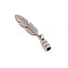 Alloy Cord Ends PALLOY-WH0093-08B-2
