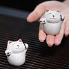 Ceramics Tea Pet Maneki-neko Display Decoration PW-WG5E620-01-3