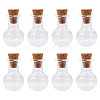 10Pcs Clear Glass Wishing Bottles AJEW-TA0002-85B-3