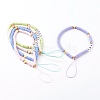 Polymer Clay Heishi Beaded Mobile Straps HJEW-JM00464-1