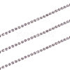 Brass Rhinestone Strass Chains CHC-CJ0001-52-4