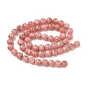 Natural Argentina Rhodochrosite Beads Strands G-L554-03A-02-4