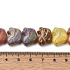 Painted Glass Beads Strands GLAA-Z021-10A-3
