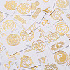  Self Adhesive Brass Stickers DIY-TA0008-48-10