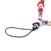 Handmade Lampwork Beaded Mobile Straps for Christmas HJEW-JM00446-05-2