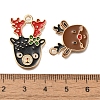 Christmas Theme Alloy Enamel Pendants FIND-M039-01E-3