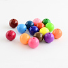 Chunky Bubblegum Round Acrylic Beads SACR-S044-8mm-M-1