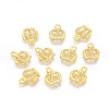 Tibetan Style Alloy Crown Charms EBB054Y-G-2