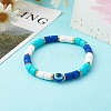 Handmade Polymer Clay Beads Stretch Bracelets BJEW-JB06486-2