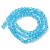 Transparent Electroplate Glass Beads Strands EGLA-A039-T2mm-A19-2