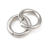 Tarnish Resistant 304 Stainless Steel Open Jump Rings X-STAS-J013-5x0.9mm-01-4