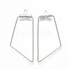 Tarnish Resistant 304 Stainless Steel Wire Pendants STAS-S103-02-2