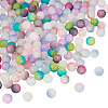 200Pcs 10 Colors Crackle Glass Beads Strands GLAA-TA0003-31B-3