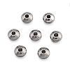 Tarnish Resistant Flat Round 304 Stainless Steel Spacer Beads STAS-M252-01-1