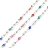 Brass Dapped Chains AJEW-Q153-03P-06-1