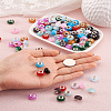 Mega Pet 110Pcs 11 Colors Resin European Beads RPDL-MP0001-01-23