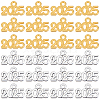 100Pcs 2 Colors Alloy Pendants FIND-SP0002-35-1