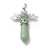 Natural Green Aventurine Pendants G-B033-01P-12-2