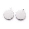 Tarnish Resistant Stainless Steel Pendants PALLOY-E456-01P-2