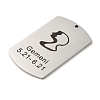 Non-Tarnish 304 Stainless Steel Pendants LS-STAS-C098-01F-P-2