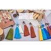  28Pcs 14 Colors Polyester Tassel Big Pendants Decorations HJEW-TA0001-07-19