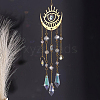 1Pc Metal Moon Hanging Ornaments AJEW-CN0004-04A-4
