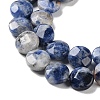 Natural Blue Spot Jasper Beads Strands G-K357-B14-01-4