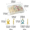 60Pcs 2 Style Alloy Pendants FIND-FS0001-93-4