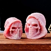 Natural Pink Opal Skull Sculpture Display Decorations PW-WGCBFE6-01-4