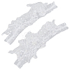 Lace Elastic Bridal Garters AJEW-WH0347-96-1