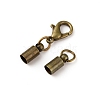 Brass Lobster Claw Clasps FIND-WH0044-78AB-2