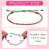 Braided Nylon Thread Cord Bracelets BJEW-SW00049-03-7