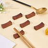 8Pcs Wood Chopsticks Stand DJEW-FG0001-27-5