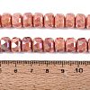 Anti-Tarnish Electroplate Glass Beads Strands GLAA-T025-10mm-11F-2
