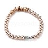 Electroplated Non-magnetic Hematite Bracelets for Men Women BJEW-G728-03-2