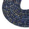 Frosted Natural Sodalite Beads Strands G-K389-C19-01-3