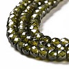 Cubic Zirconia Bead Strands ZIRC-G001-01J-4