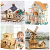 Wooden Fairy Door Decoration WOOD-NB0001-32-3