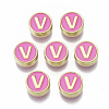 Alloy Enamel Beads X-ENAM-S122-028V-NR-1