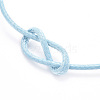 Adjustable Korean Waxed Polyester Cord Bracelets Sets BJEW-JB06182-04-5