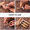 Wood Carving Spoon AJEW-GF0001-40-7