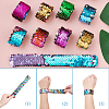 Mermaid Slap Bracelets BJEW-TA0003-01-4